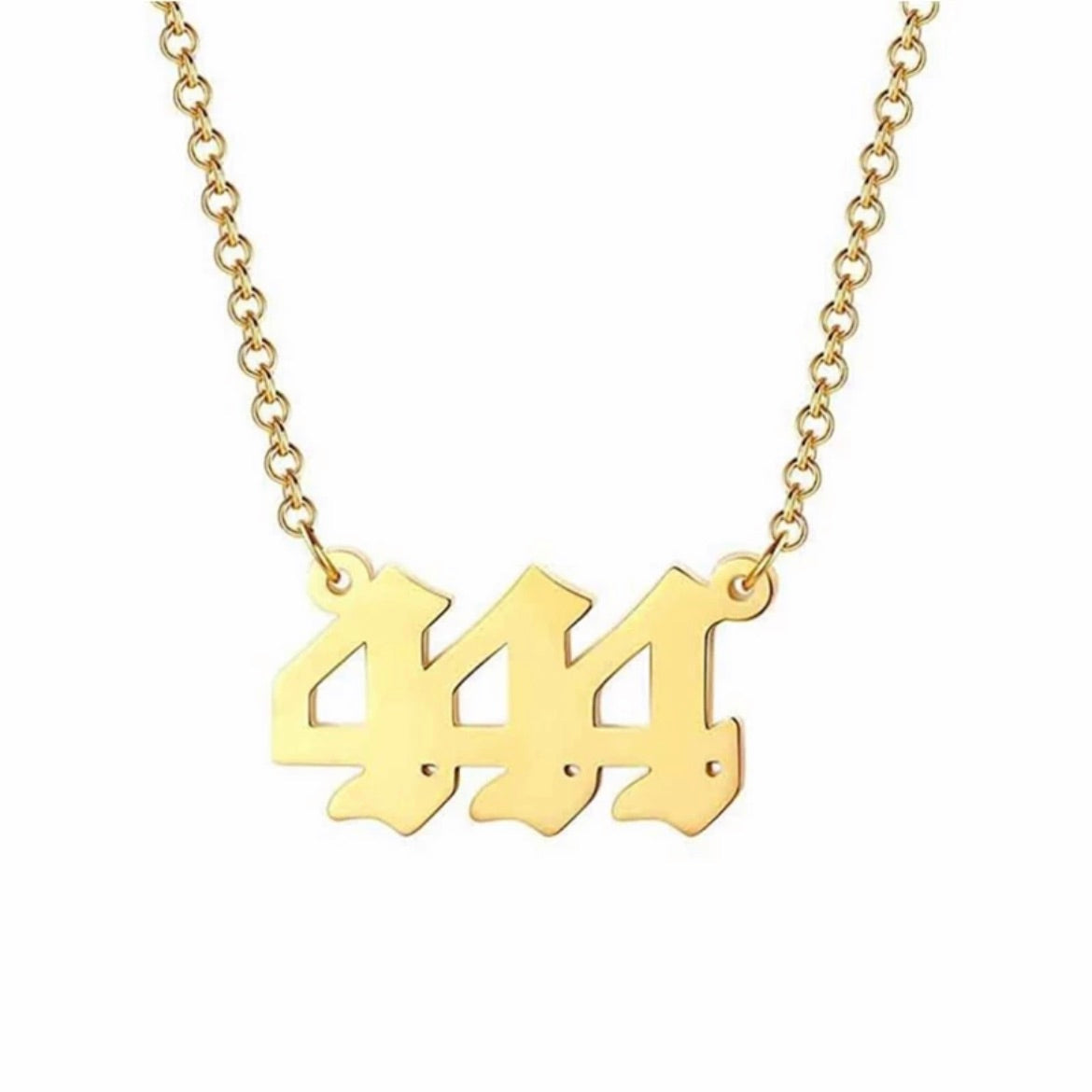 Angel Number 444 Necklace