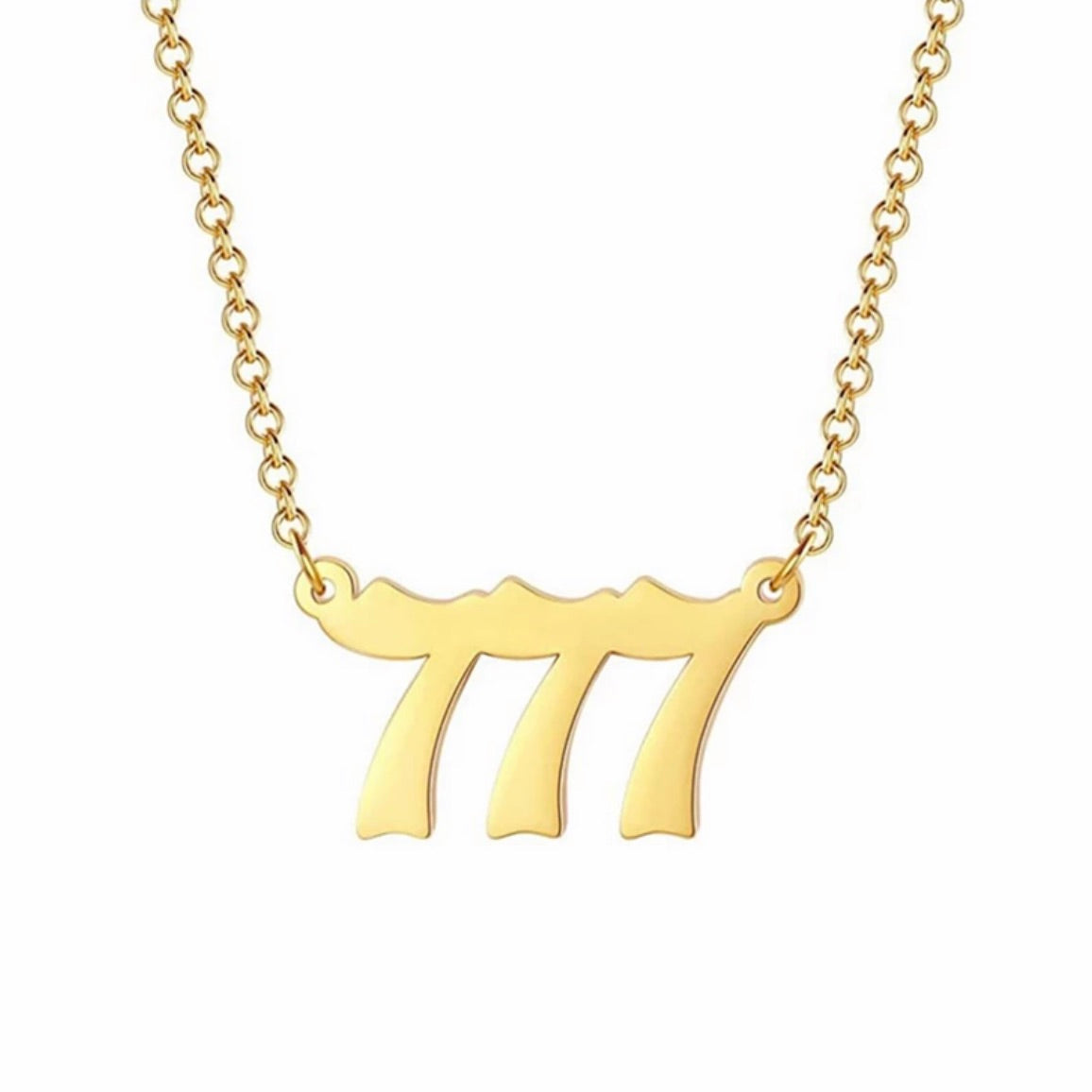777 Angel Number Necklace