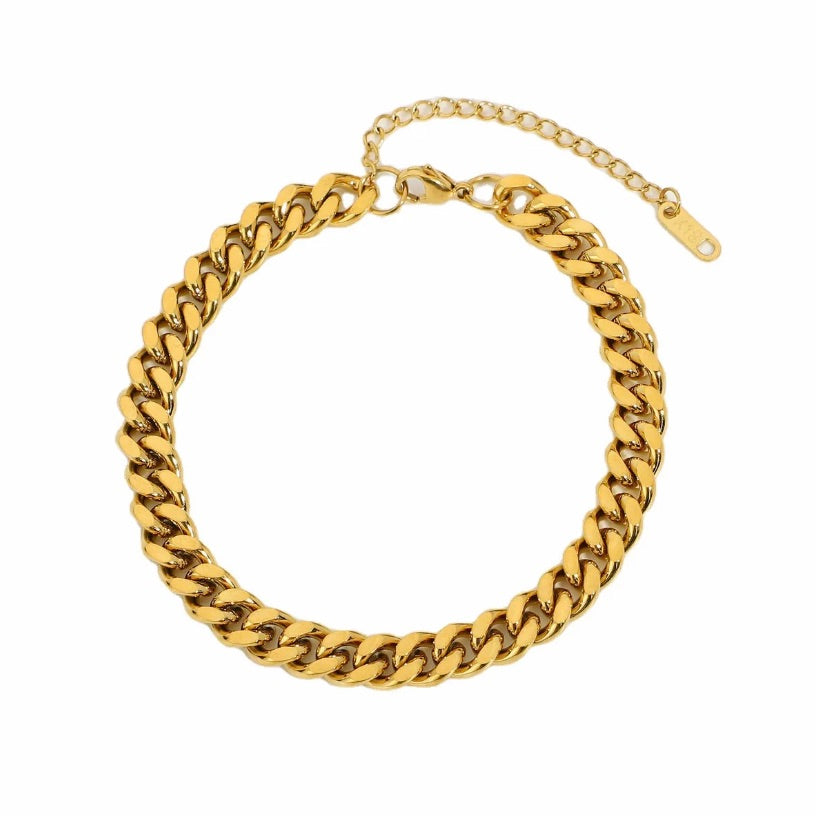 Thick Gold Anklet